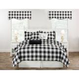 Cottage Classic Plaid mini comforter set Black, Blue or Yellow