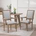 Maria French Country Upholstered Dining Chairs by Christopher Knight Home - 23.75" L x 23.75" W x 39.75" H