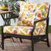 Esprit Floral Outdoor 24-inch x 24-inch Deep Seat Cushion Set