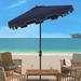 SAFAVIEH Outdoor Living Zimmerman 7.5 Ft Square Market Umbrella, Base Not Included