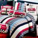 Ronnie Varsity Striped Quilt Bedding and Sham Set