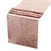 Sequin Table Runners ROSE GOLD 12 X 108 Inch Glitter