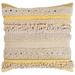 Talco Shaggy Boho Stripe 20-inch Throw Pillow