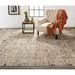 Ennis Space Dyed Ornamental, Beige/Rust/Ink Blue, Area Rug