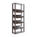 Puno Contemporary 5-Shelf Open Back Bookcase by Furniture of America