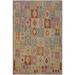 Kilim Arla Gray/Pink Hand-Woven Wool Rug -5'0 x 6'6 - 5 ft. 0 in. X 6 ft. 6 in. - 5 ft. 0 in. X 6 ft. 6 in.