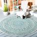 SAFAVIEH Courtyard Fran Mandala Indoor/ Outdoor Waterproof Patio Backyard Rug