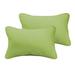 Sorra Home Sloane Apple Green 13 x 20-inch Indoor/ Outdoor Pillow Set