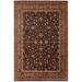 Pak-Persian Terry Aubergine/Lt. Brown Wool Rug (8'5 x 10'2) - 8 ft. 5 in. x 10 ft. 2 in. - 8 ft. 5 in. x 10 ft. 2 in.