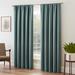 Eclipse Tricia Solid Curtain Panel, Room Darkening Rod Pocket Curtain Thermapanel (1 Panel)