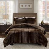 Madison Park York Faux Fur Comforter Mini Set