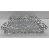 Vanilla Rings Square Basket 13.25 x 2.5