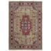 Hand-knotted Hereke Khaki Wool Rug