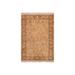 Sukhan Pak-Persian Milagro Lt. Gold/Charcoal Wool Rug (6'1 x 9'1) - 6'1" x 9'1"