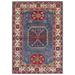 Handmade One-of-a-Kind Kazak Vegetable Dye Wool Rug (Afghanistan) - 3'5 x 4'10