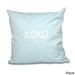 XOXO Word Print 18-inch Throw Pillow