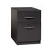 Hirsh 20" D Arch Pull Handle Mobile Pedestal File Cabinet,1 Box/1 File