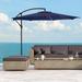 Weller 10-foot Offset Cantilever Hanging Patio Umbrella