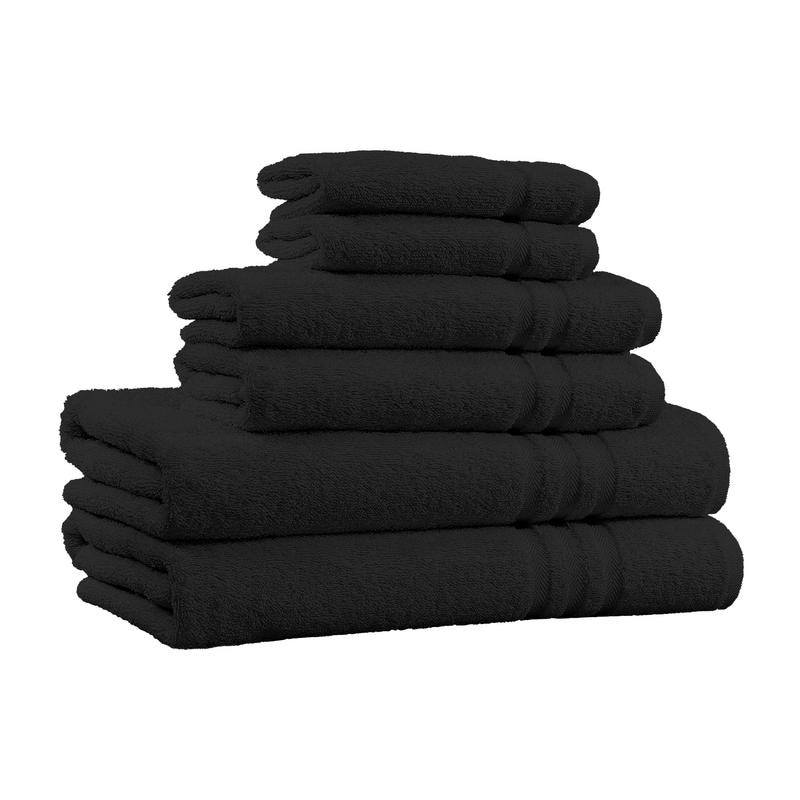 100% Cotton Absorbent 6 Piece Towel Set