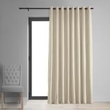 Exclusive Fabrics Signature Velvet Extra-wide Grommet Blackout Curtains (1 Panel) - Luxury Home Décor