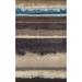 ADDISON Wellington Landscape Horizontal Brown/Blue Area Rug (3'3"X5'3") - 3'3" x 5'3"