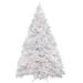 12-foot Kingswood White Fir Pencil Tree with Clear Lights