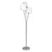 HOMEGLAM Blossom 68"H 3-Light Floor Lamp with Crystals Floor Lamp