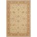 Shabby Chic Ziegler Kenna Beige Brown Hand-knotted Wool Rug - 9 ft. 0 in. x 11 ft. 9 in.