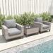 Catalina 3-Piece Rattan Chat Set