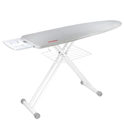 Steel Mesh Ironing Board with Solid Steam Iron Rest and Cotton Cover