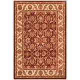 Classic Ziegler Ghislain Brown Ivory Hand-knotted Wool Rug - 7 ft. 11 in. x 10 ft. 0 in.