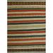 Noori Rug High-Low Kilim Titan Beige/Orange Rug - 8'2" x 11'4"