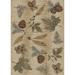 Hearthside Autumn Leaves Rustic Lodge Area Rug