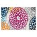 World Rug Gallery Modern Floral Circles Area Rug