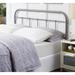 Lomita Classic Queen Size Grey Metal Headboard