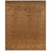 Pak-Persian Rubye Lt. Brown/Lt. Tan Wool Rug - 9' 0" x 11' 2"