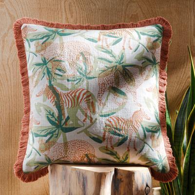 Artistic Weavers Tabora Printed Jungle Cat Throw Pillow