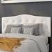 Arched Button Tufted Upholstered Headboard