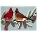 Liora Manne Frontporch Cardinals Indoor/Outdoor Mat