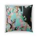 Kavka Designs blue; black; pink valley of the dolls outdoor pillow with insert