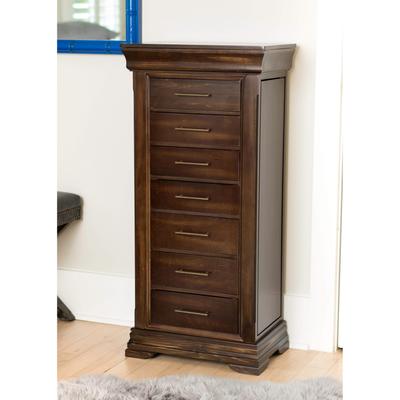 Hives & Honey Haley Walnut Jewelry Armoire - 20"w x 13"d x 42"h