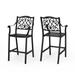 Vallarta Outdoor 28-inch Aluminum Barstool (Set of 2) by Christopher Knight Home