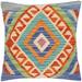 Shabby Chic Kathline Hand-Woven Turkish Kilim Pillow 18 in. x 18 in.