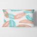 Designart 'Retro Tropical Foliage II' Mid-Century Modern Throw Pillow