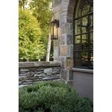 Hinkley Sag Harbor 1-Light Outdoor Wall Mount Lantern in Antique Brushed Aluminum