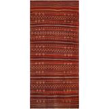 Antique Turkish Tribal Kilim Humberto Hand-Woven Area Rug - 4'6" x 10'7"