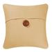 Linen/Cotton Blend Envelope Feather Down 18 Inch Throw Pillow