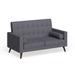 Carson Carrington Rodekro Mid-century Style Fabric Loveseat