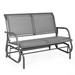 48" Swing Glider Chair Patio Swing Rocker Lounge Glider Chair