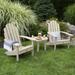 2 Classic Westport Adirondack Chairs and Side Table